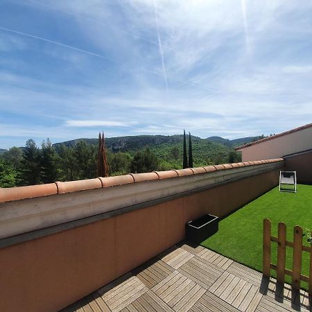 Terrasse 130M2 Panoramique Avec Climatisation Piscine - 3 Chambres Greoux-les-Bains ภายนอก รูปภาพ